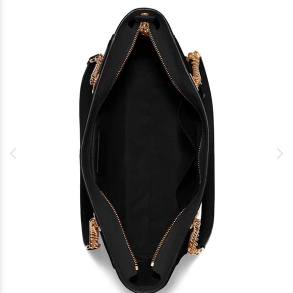 NWT💃Coach Marlie Tote In Signature Canvas Brown Black - Picture 5 of 8